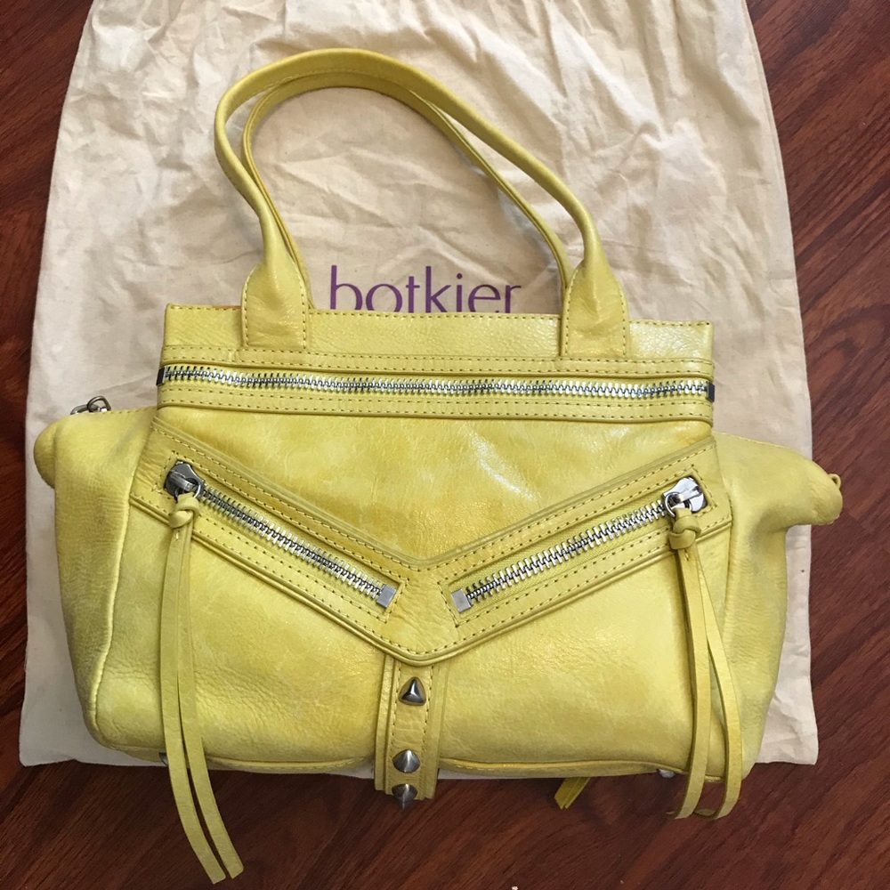 HOLD Botkier Trigger Satchel Lemon Zest NEW PHOTOS